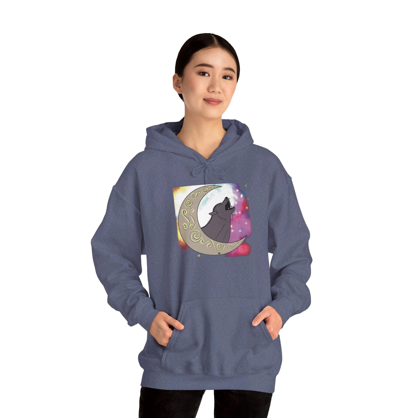 Moon Drop Cafe Hooded Sweatshirt - Nebula
