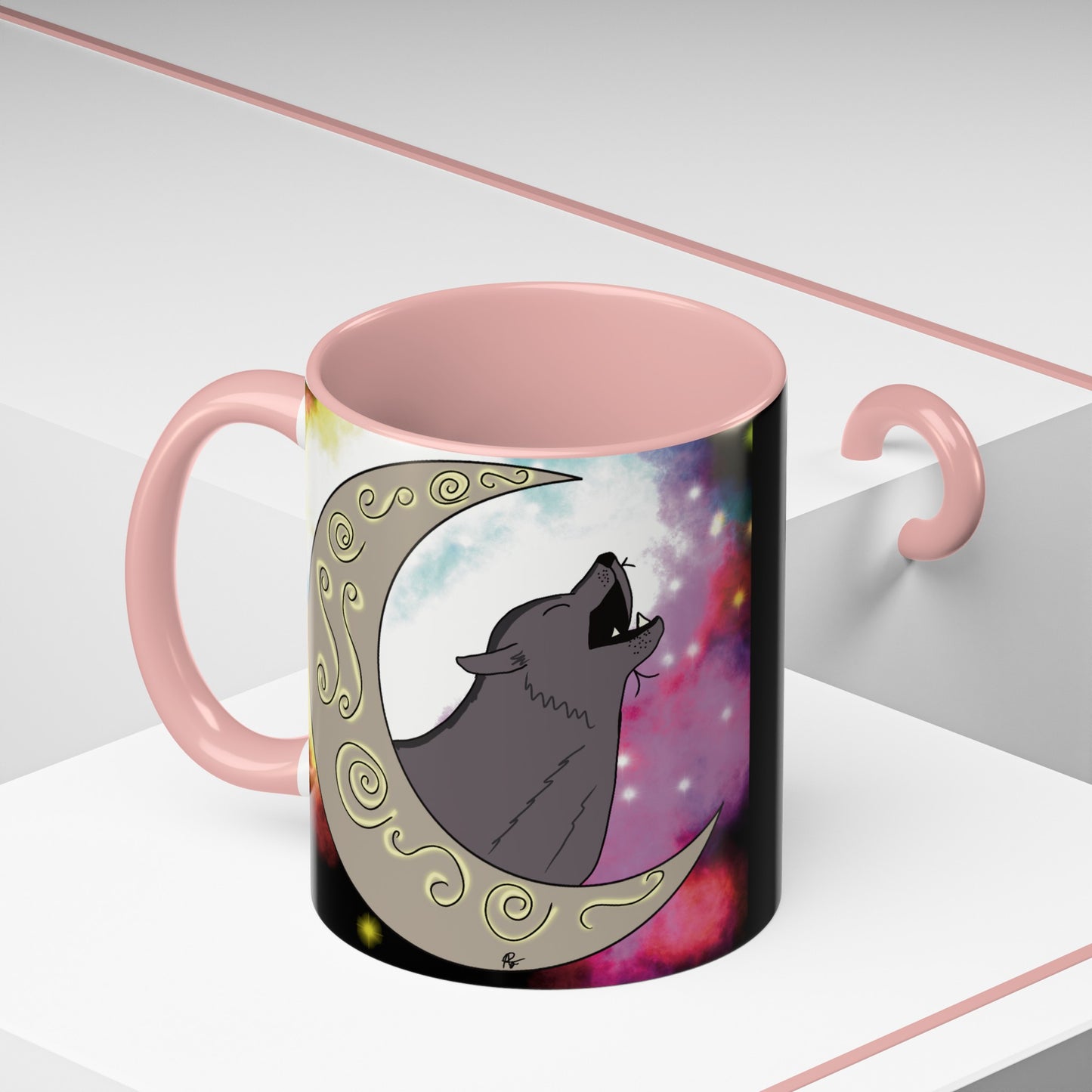 Moon Drop Logo- Nebula Ceramic Mug