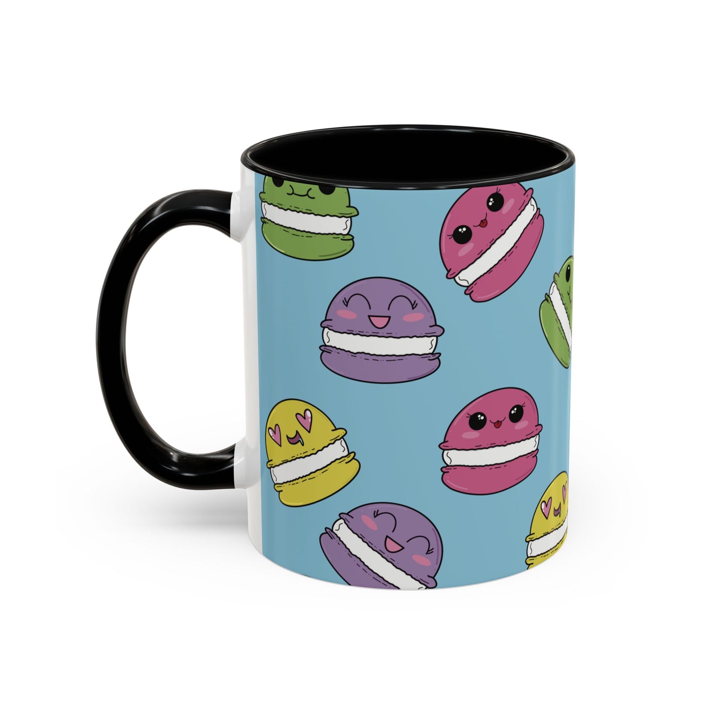 Macaron Pattern Ceramic Mug