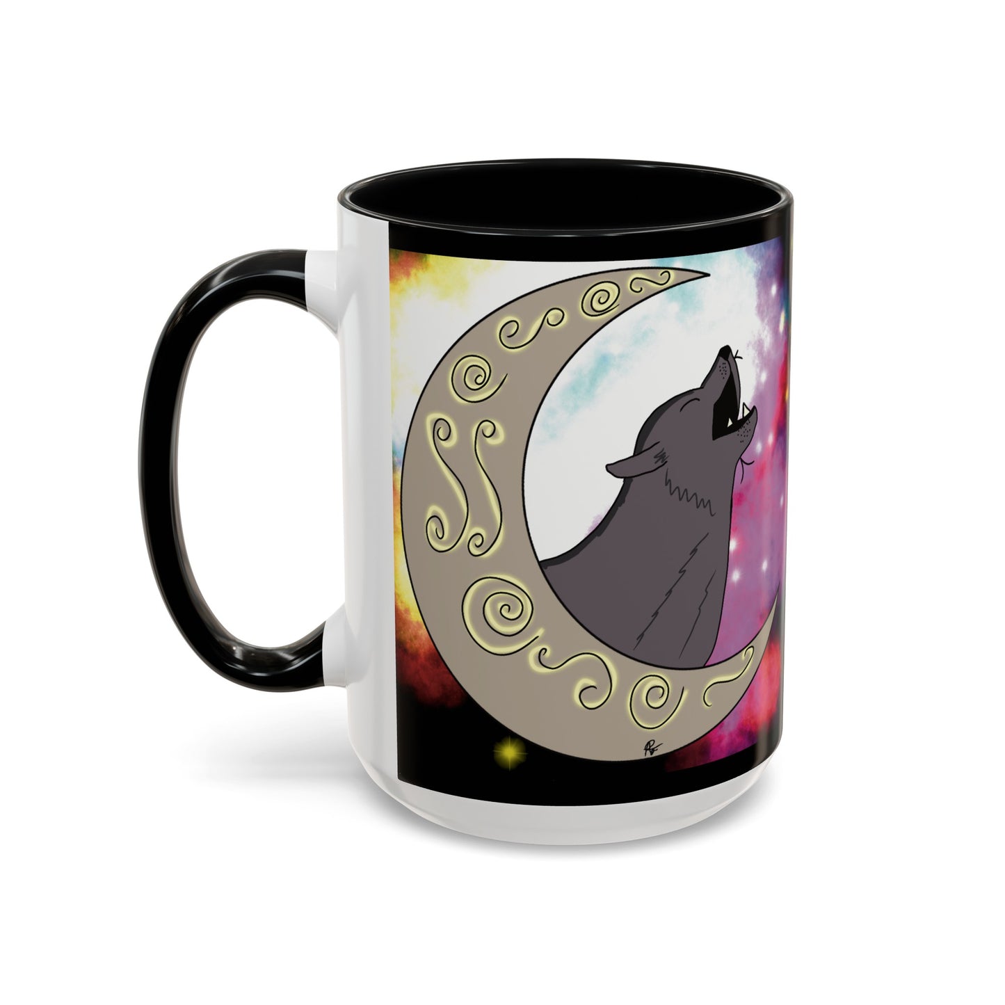 Moon Drop Logo- Nebula Ceramic Mug