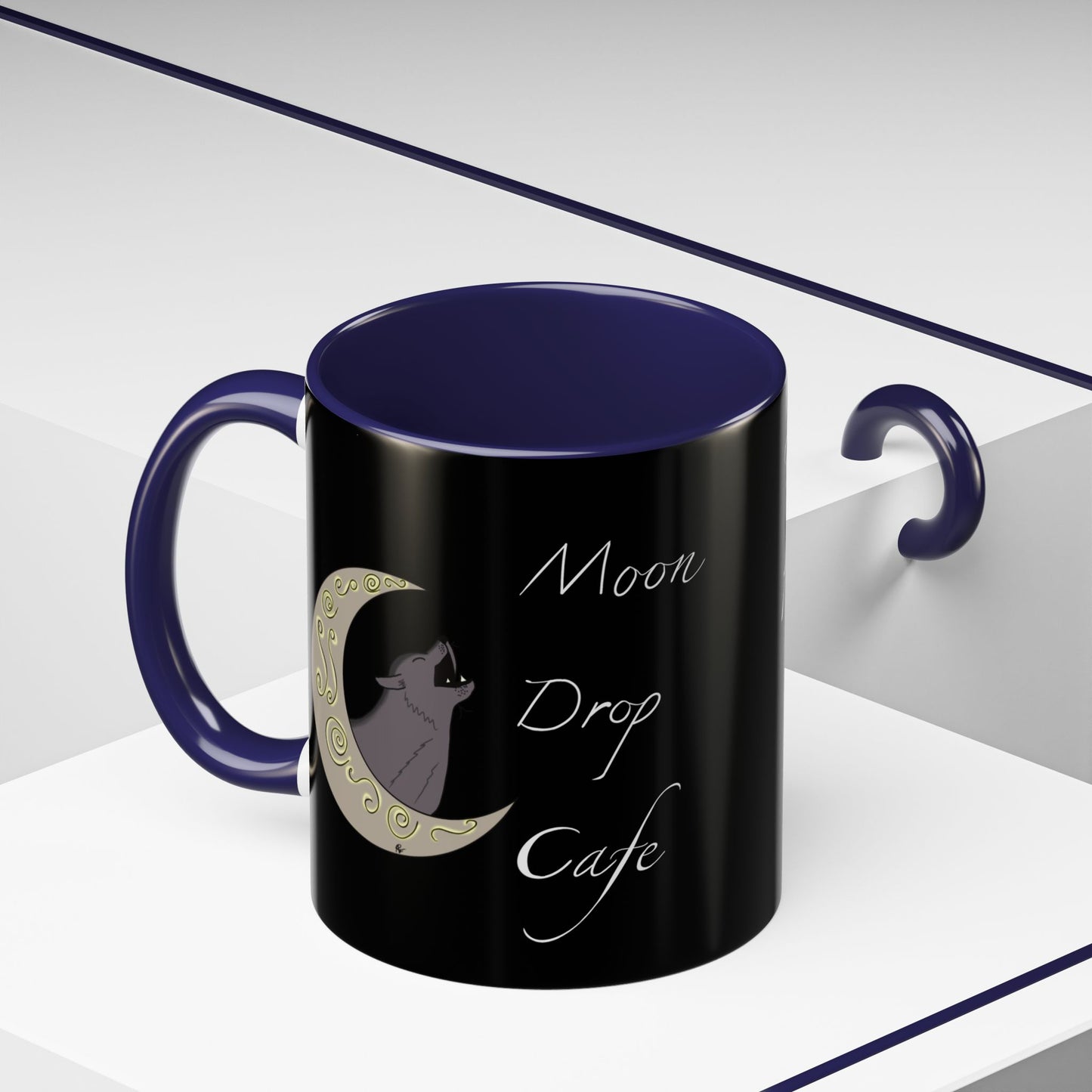Moon Drop Logo Ceramic Mug