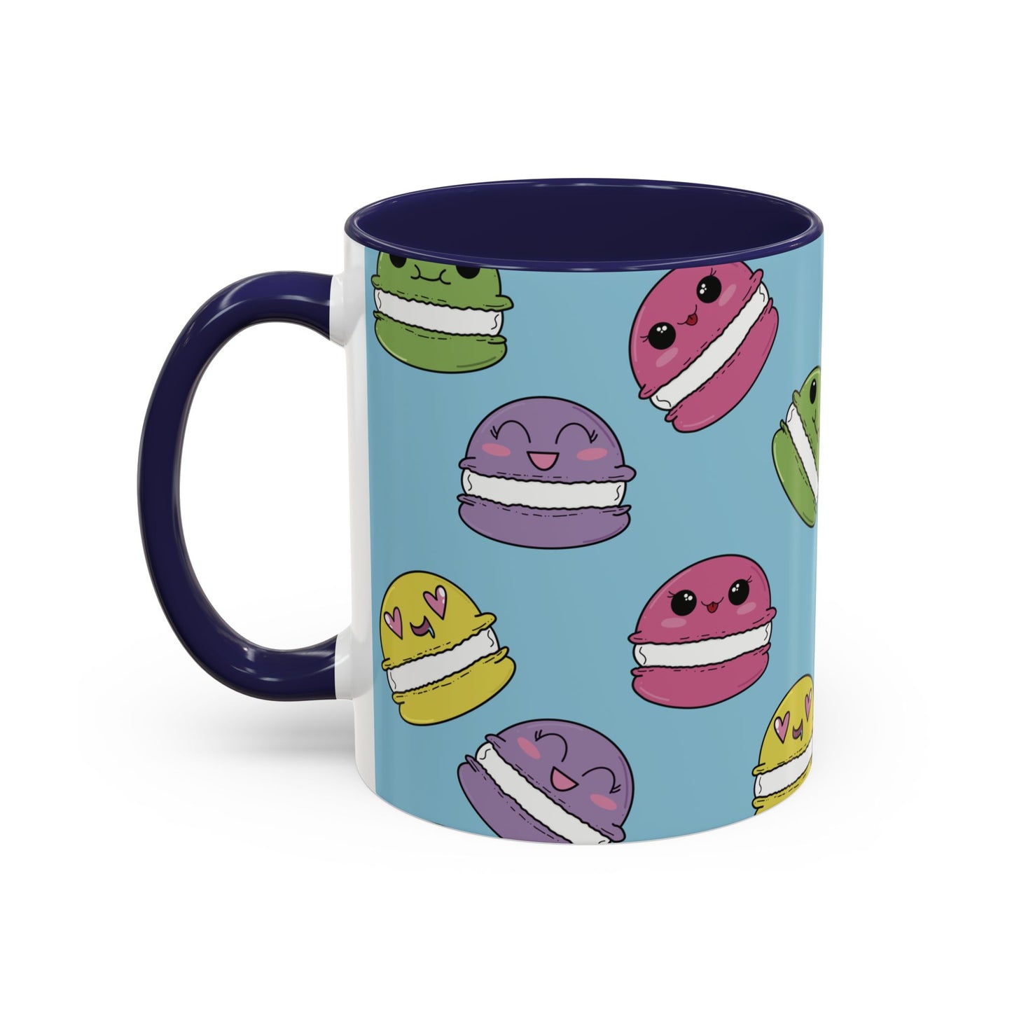 Macaron Pattern Ceramic Mug