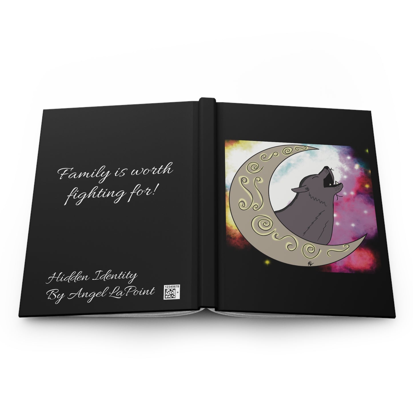 Moon Drop Hardcover Journal - Nebula