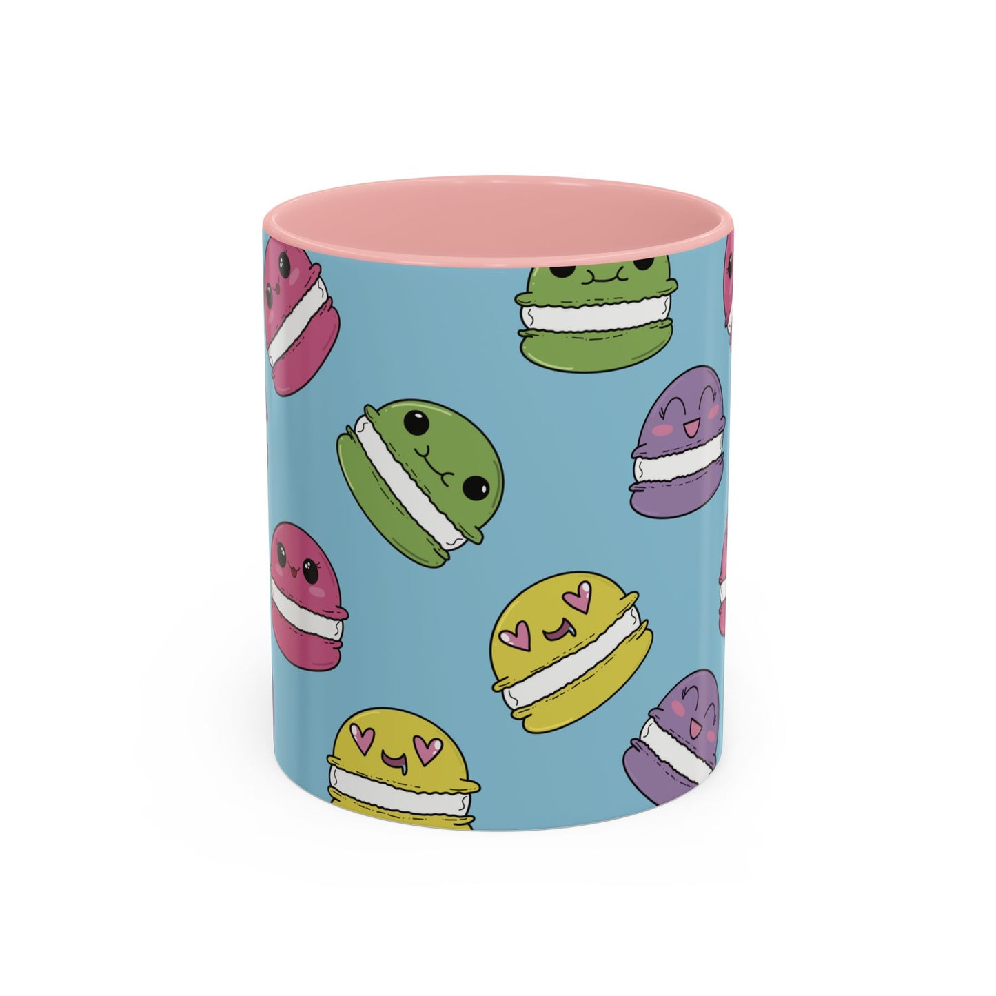 Macaron Pattern Ceramic Mug