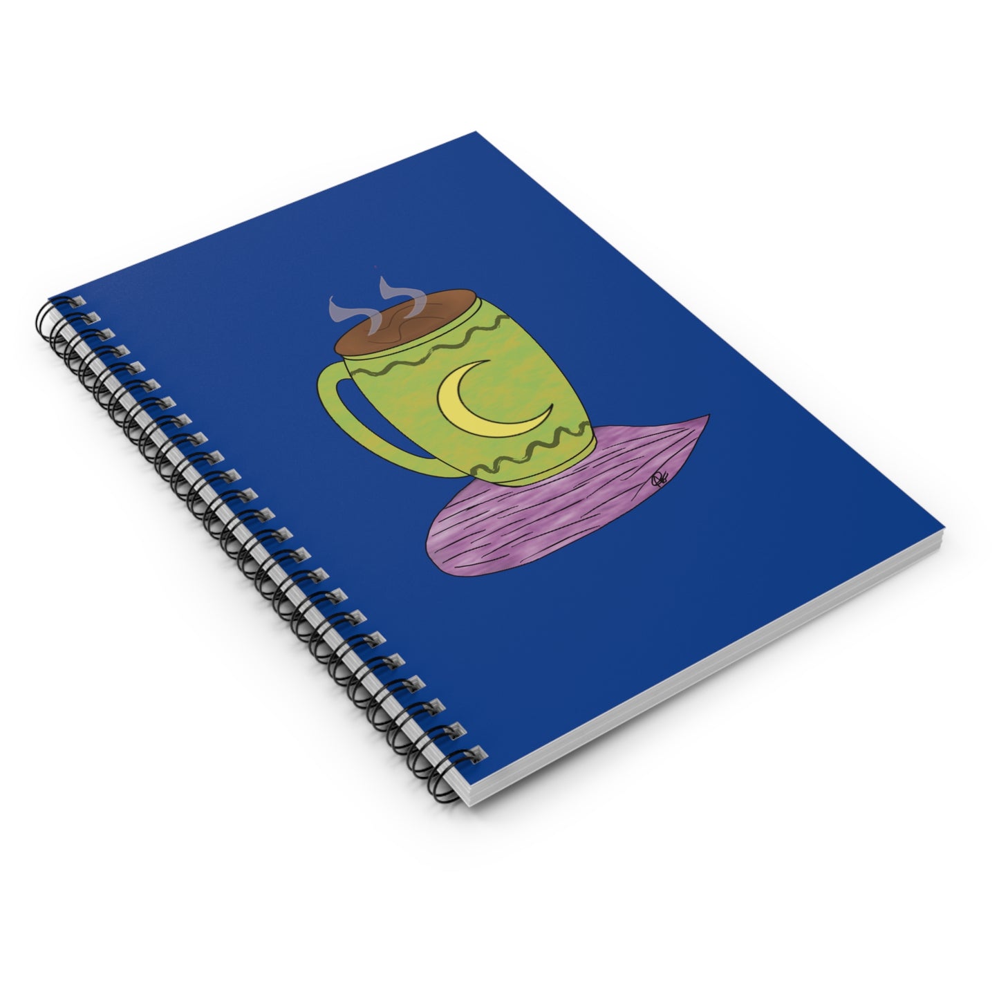 Moon Drop Alternate Logo Notebook - Blue