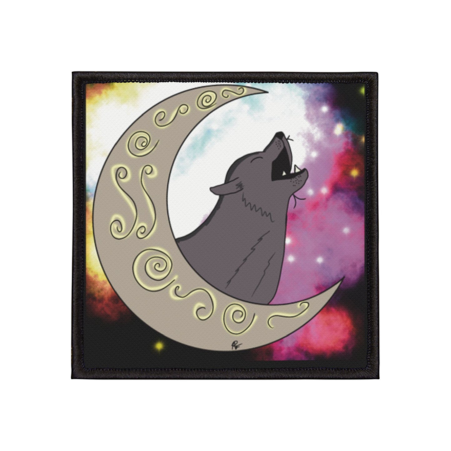 Moon Drop Iron-On Patch - Nebula