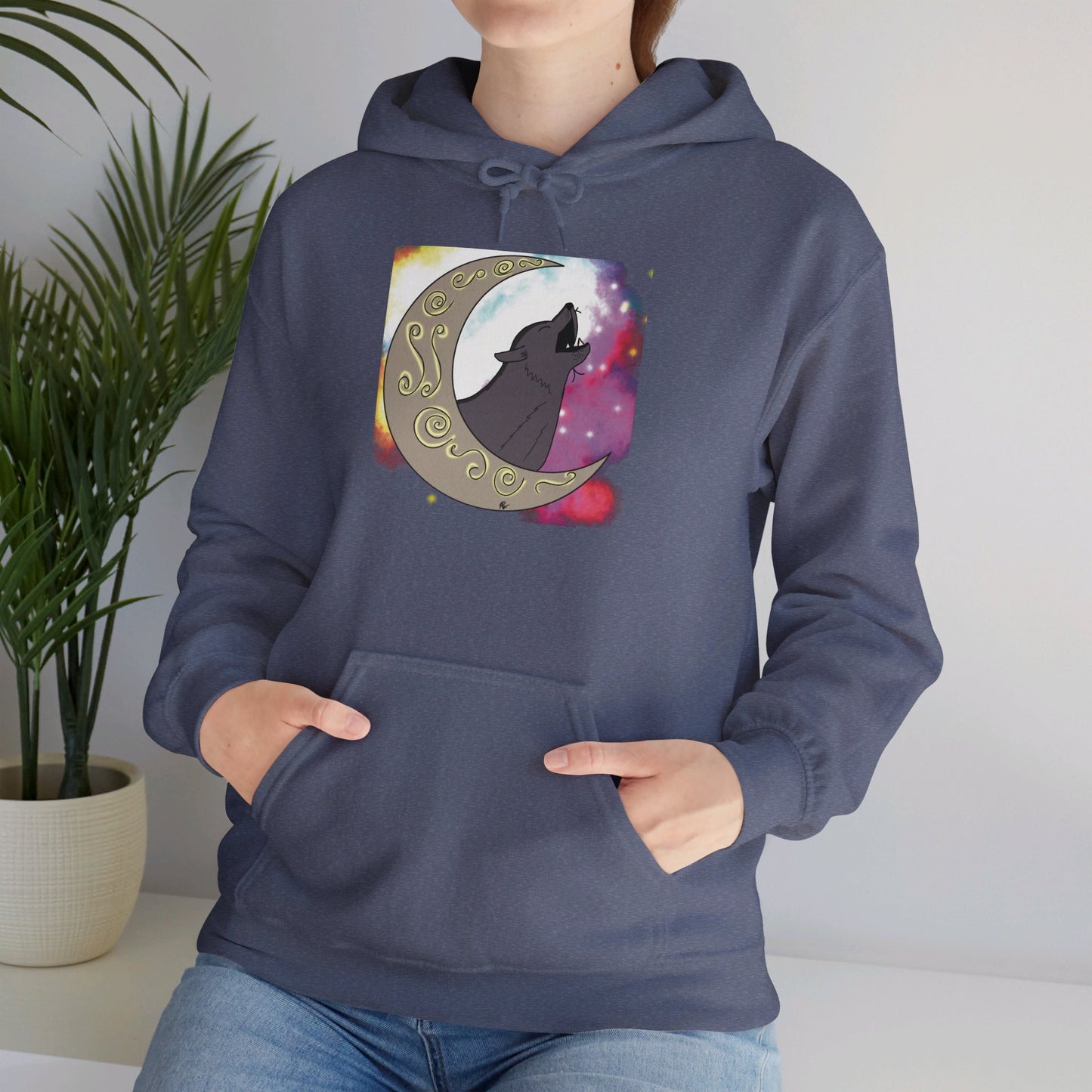 Moon Drop Cafe Hooded Sweatshirt - Nebula
