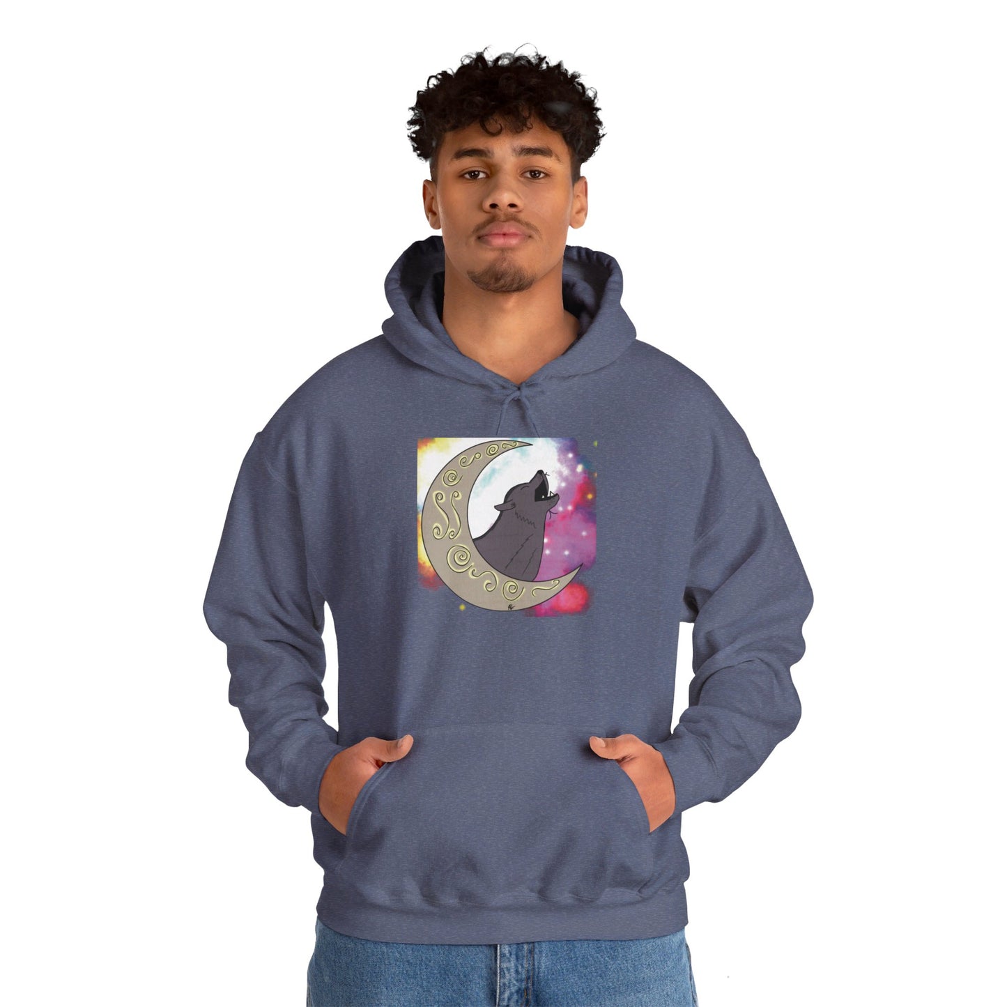 Moon Drop Cafe Hooded Sweatshirt - Nebula
