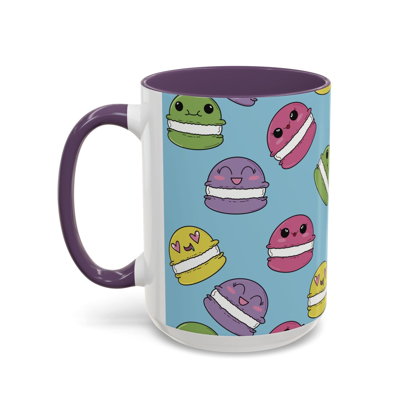 Macaron Pattern Ceramic Mug