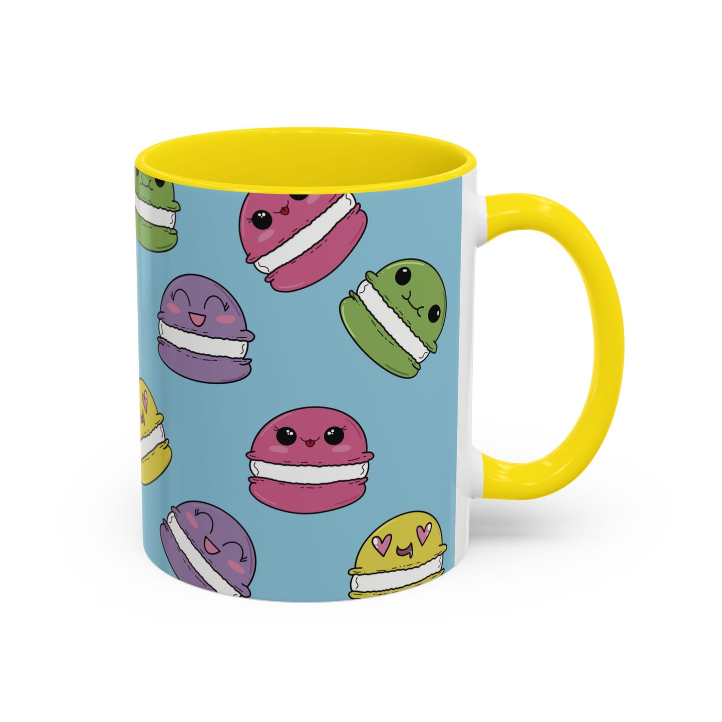 Macaron Pattern Ceramic Mug