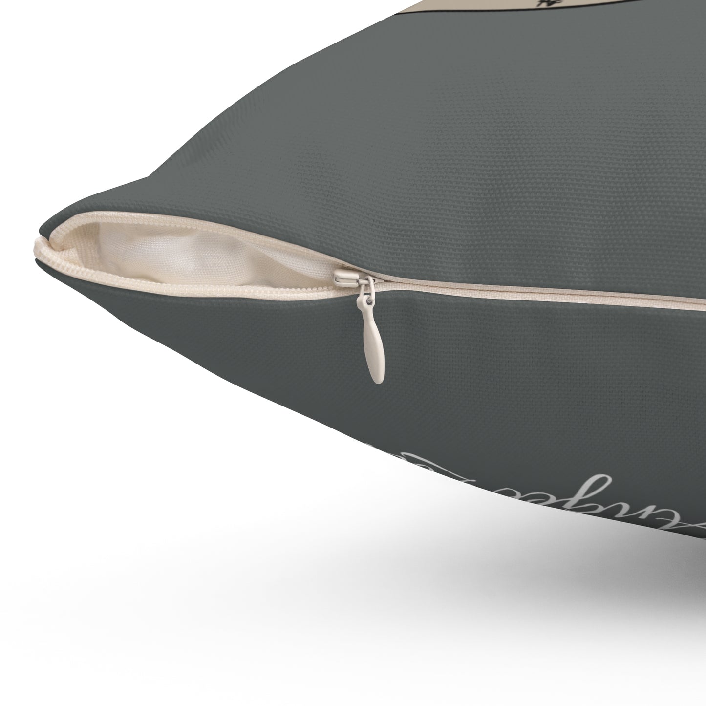 Moon Drop Cafe Square Pillow