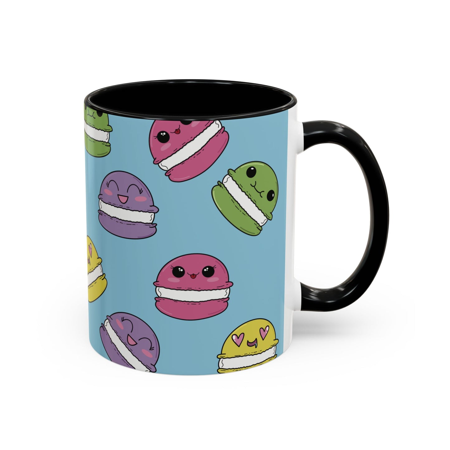 Macaron Pattern Ceramic Mug
