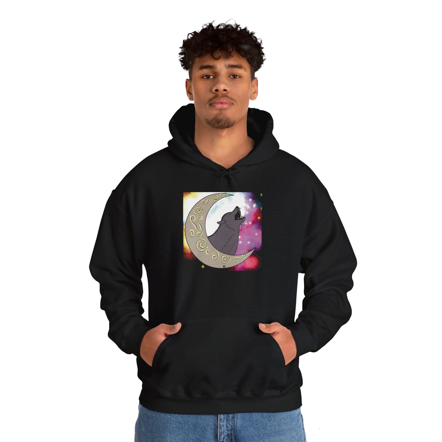 Moon Drop Cafe Hooded Sweatshirt - Nebula