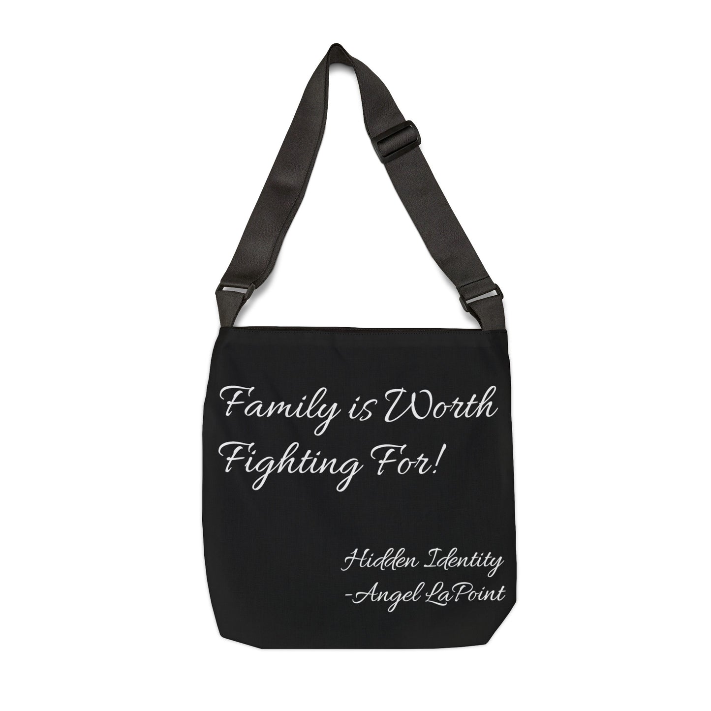 Moon Drop Cafe Adjustable Tote Bag (With Words)