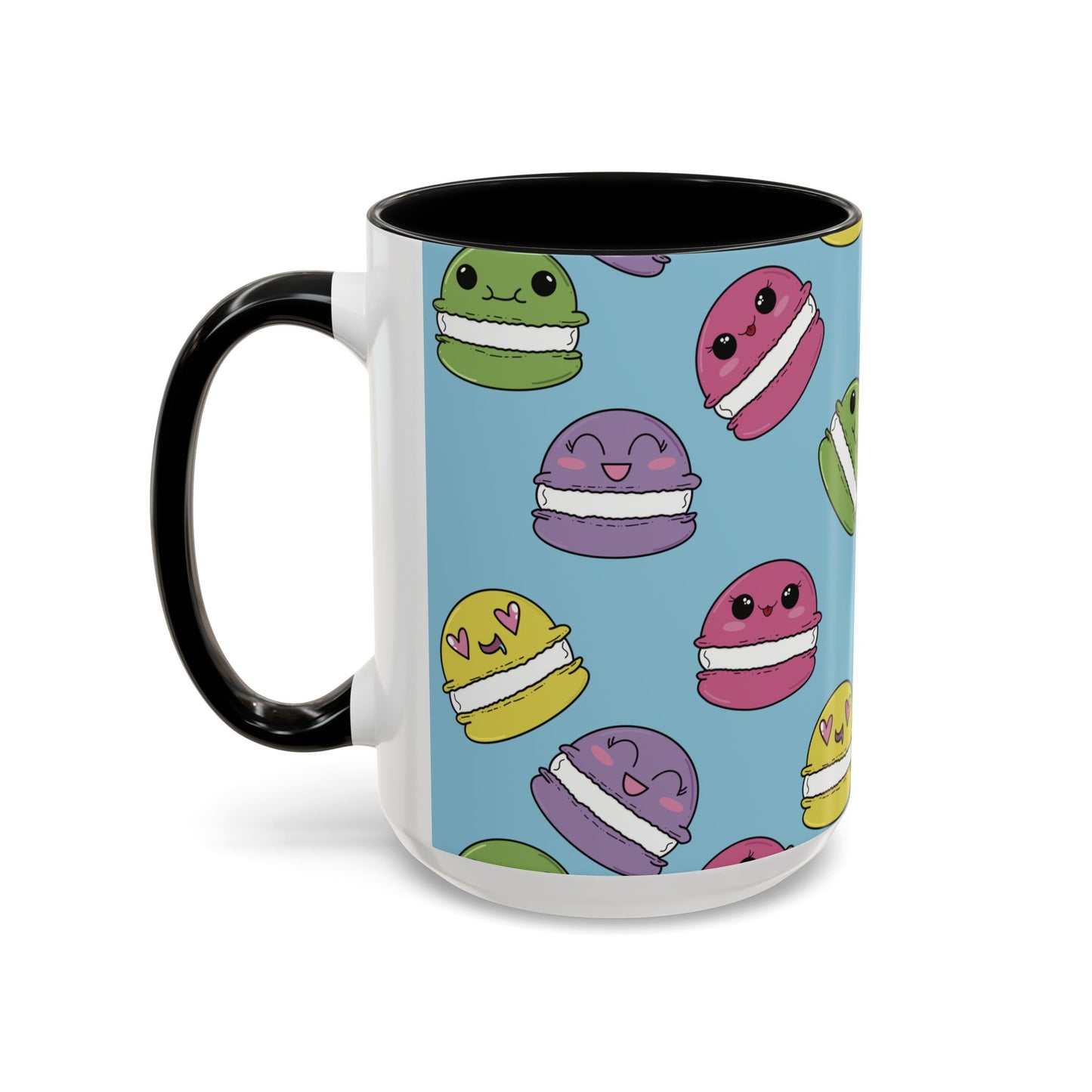 Macaron Pattern Ceramic Mug