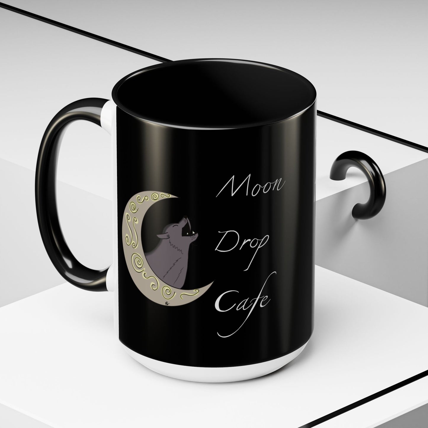 Moon Drop Logo Ceramic Mug