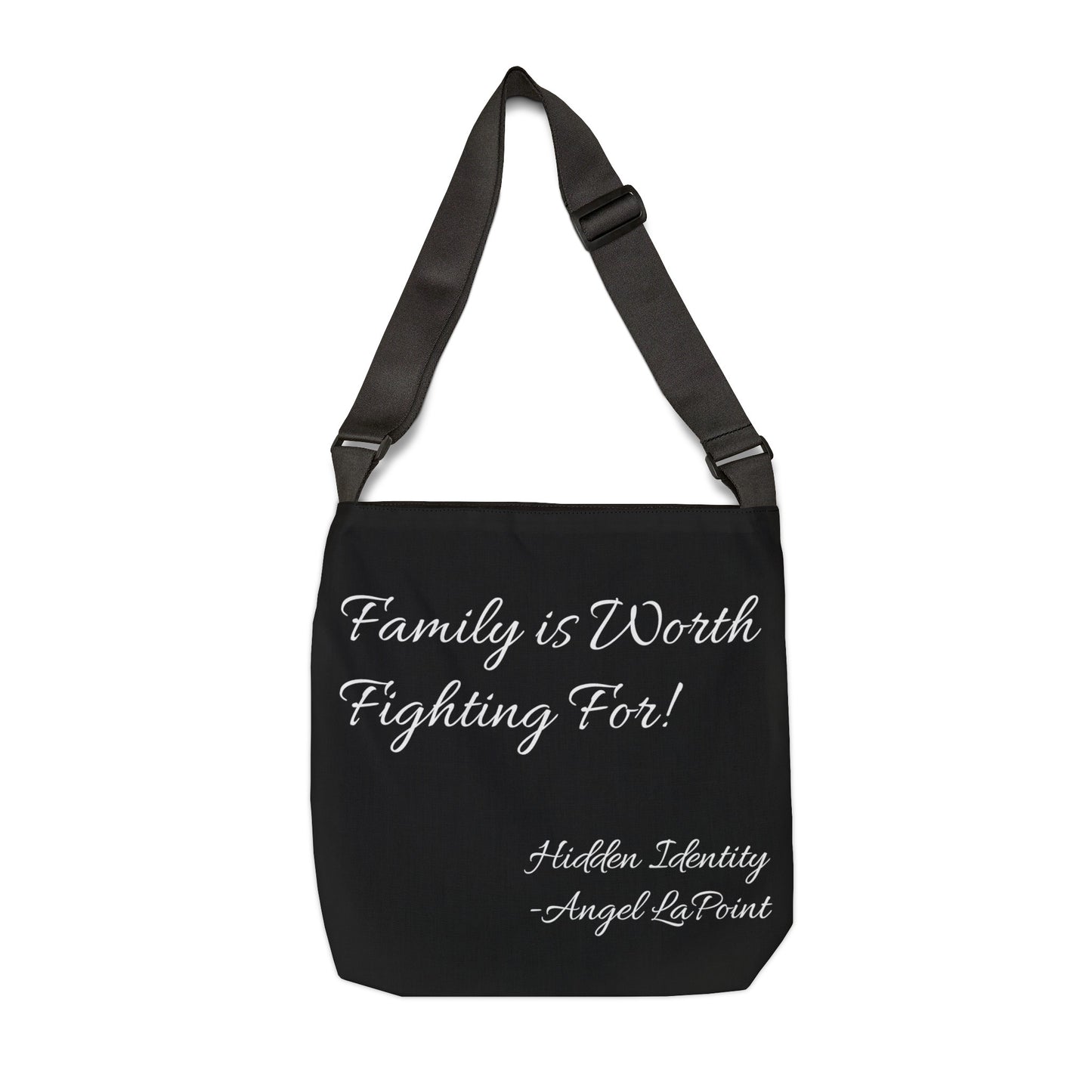 Moon Drop Cafe Adjustable Tote Bag (With Words)