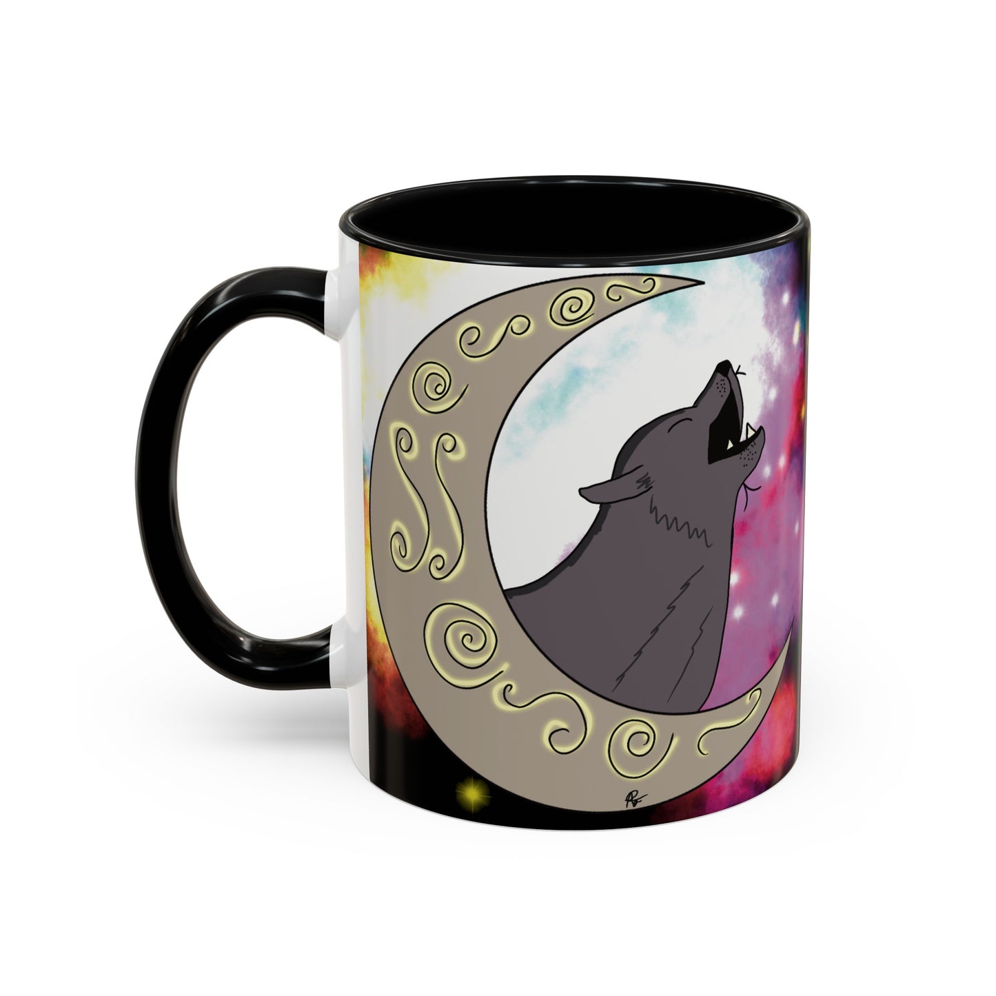Moon Drop Logo- Nebula Ceramic Mug