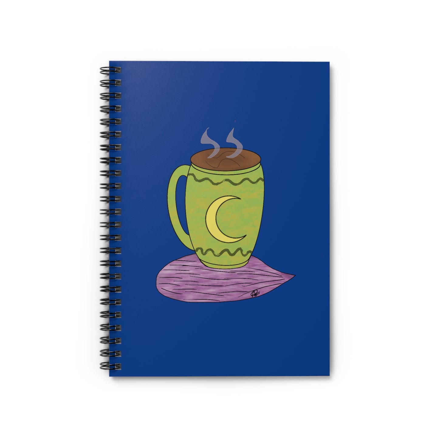 Moon Drop Alternate Logo Notebook - Blue