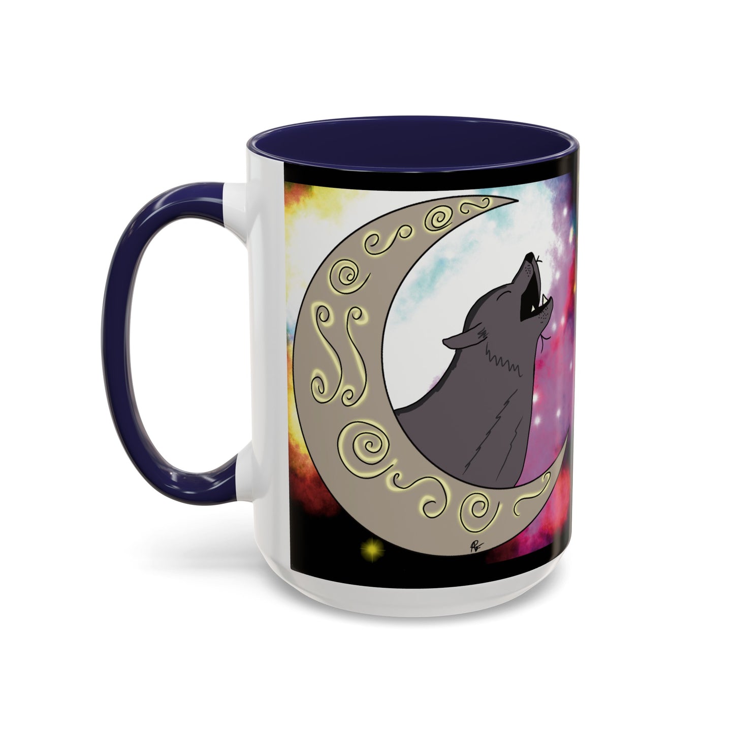 Moon Drop Logo- Nebula Ceramic Mug