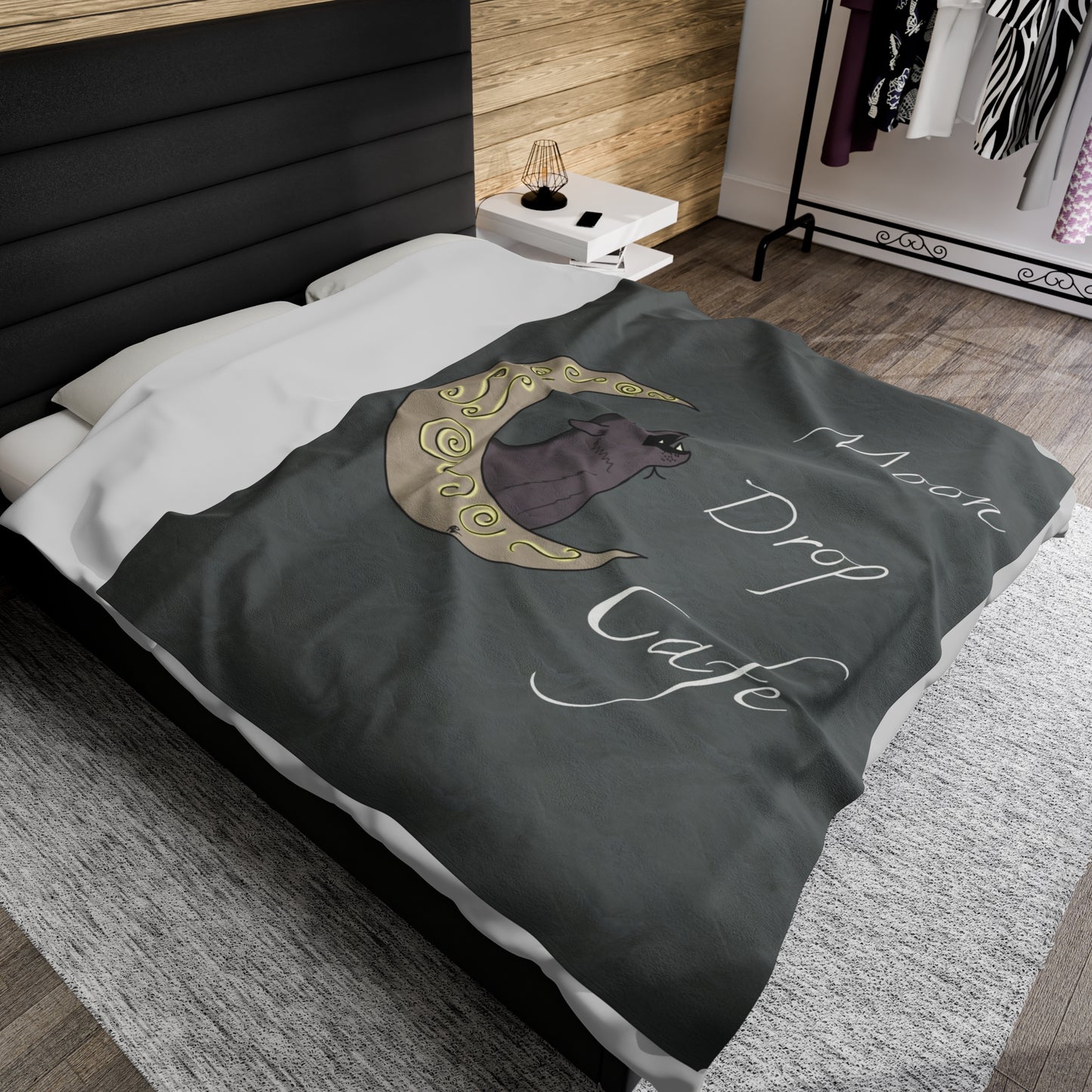 Moon Drop Cafe Blanket