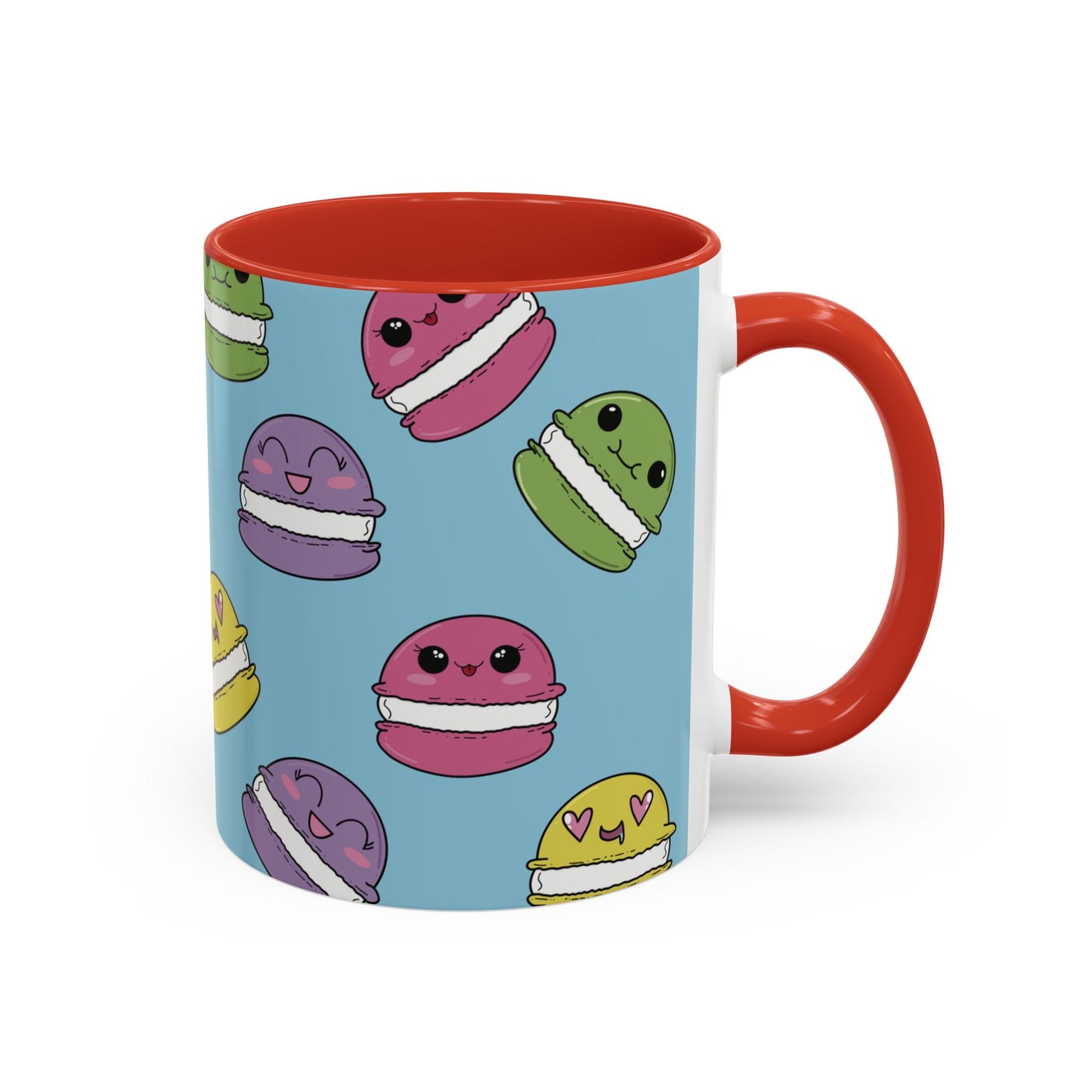 Macaron Pattern Ceramic Mug