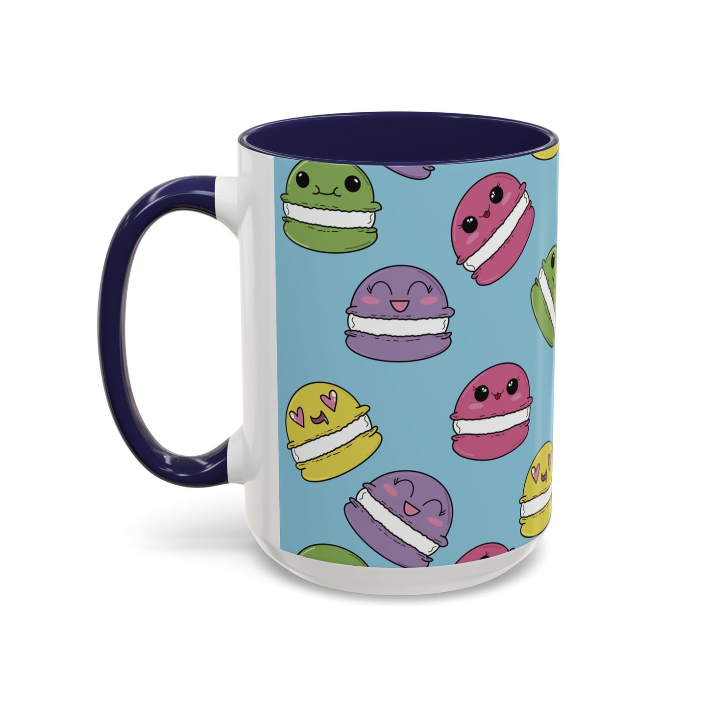Macaron Pattern Ceramic Mug