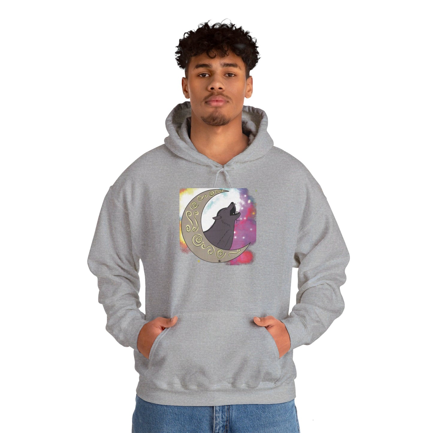 Moon Drop Cafe Hooded Sweatshirt - Nebula