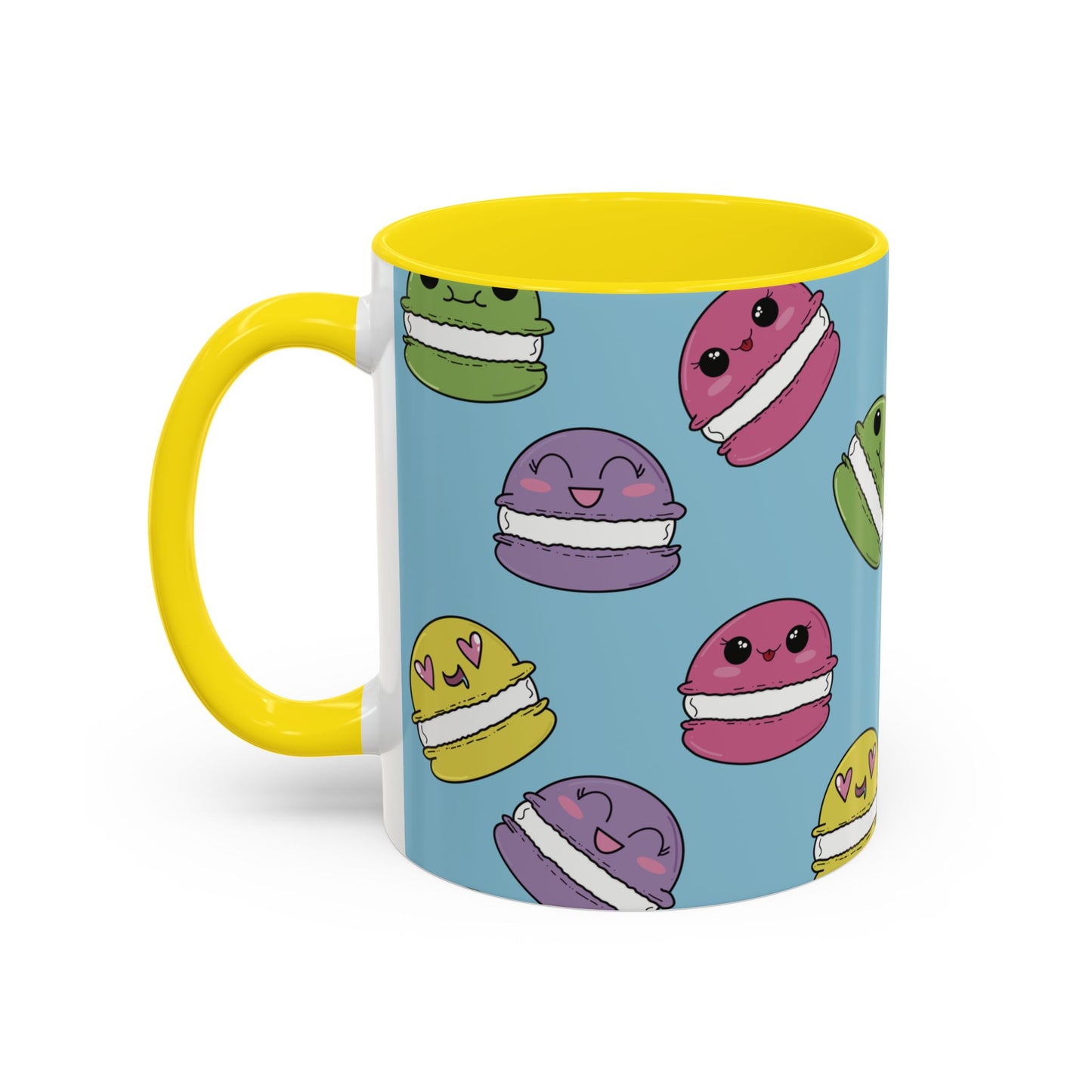 Macaron Pattern Ceramic Mug