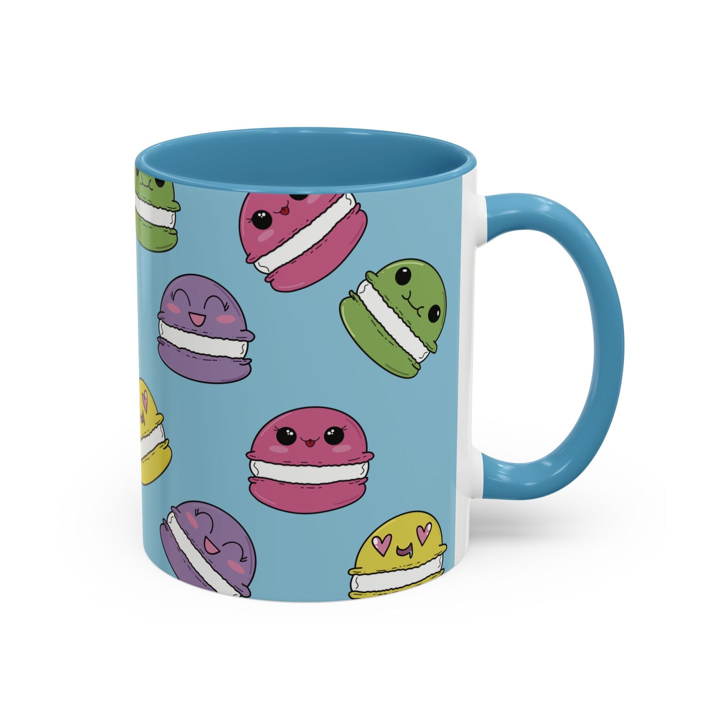 Macaron Pattern Ceramic Mug