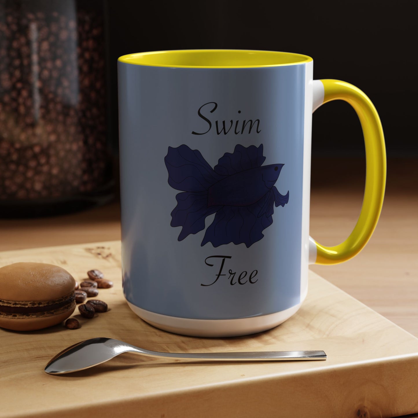Swim Free Ceramic Mug