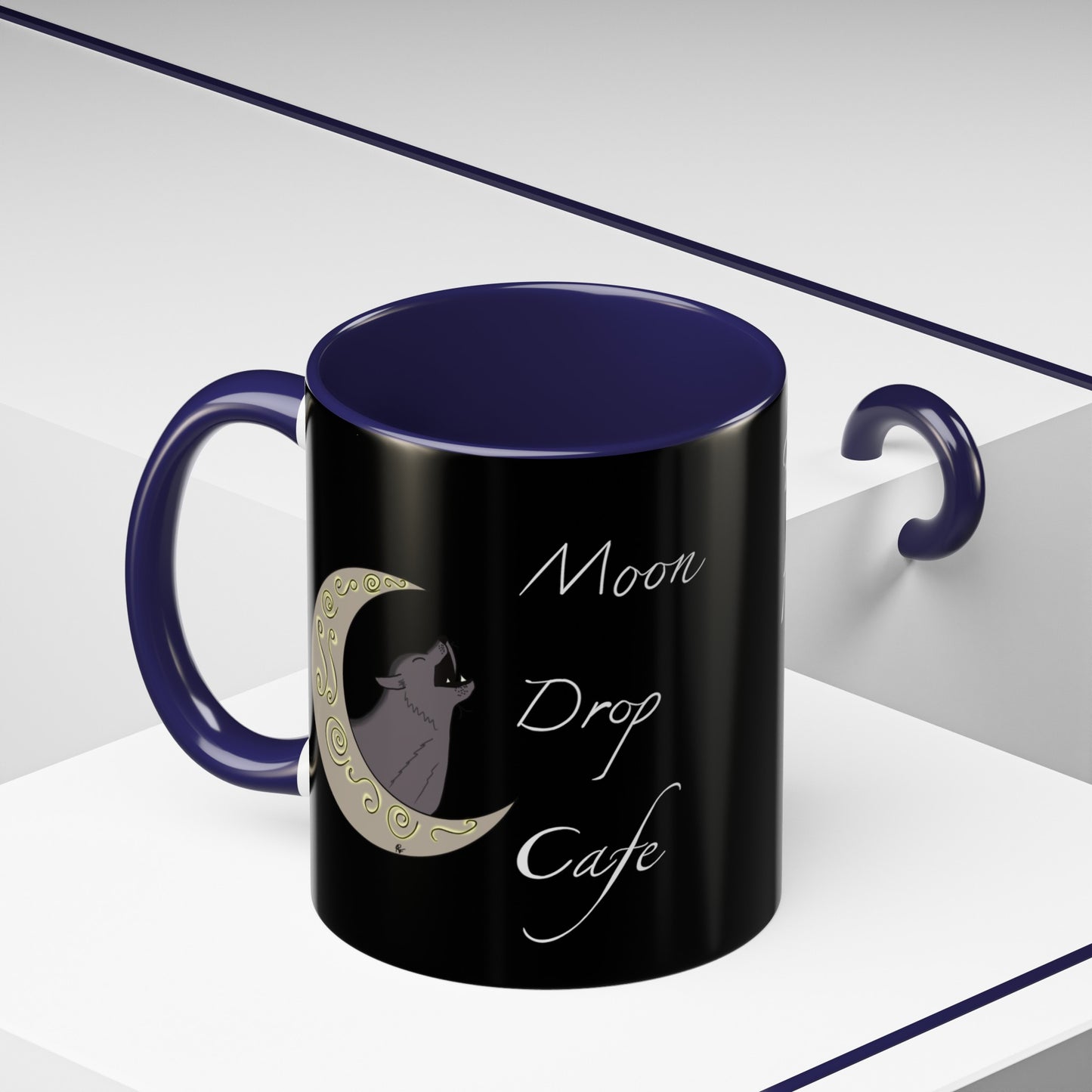 Moon Drop Logo Ceramic Mug