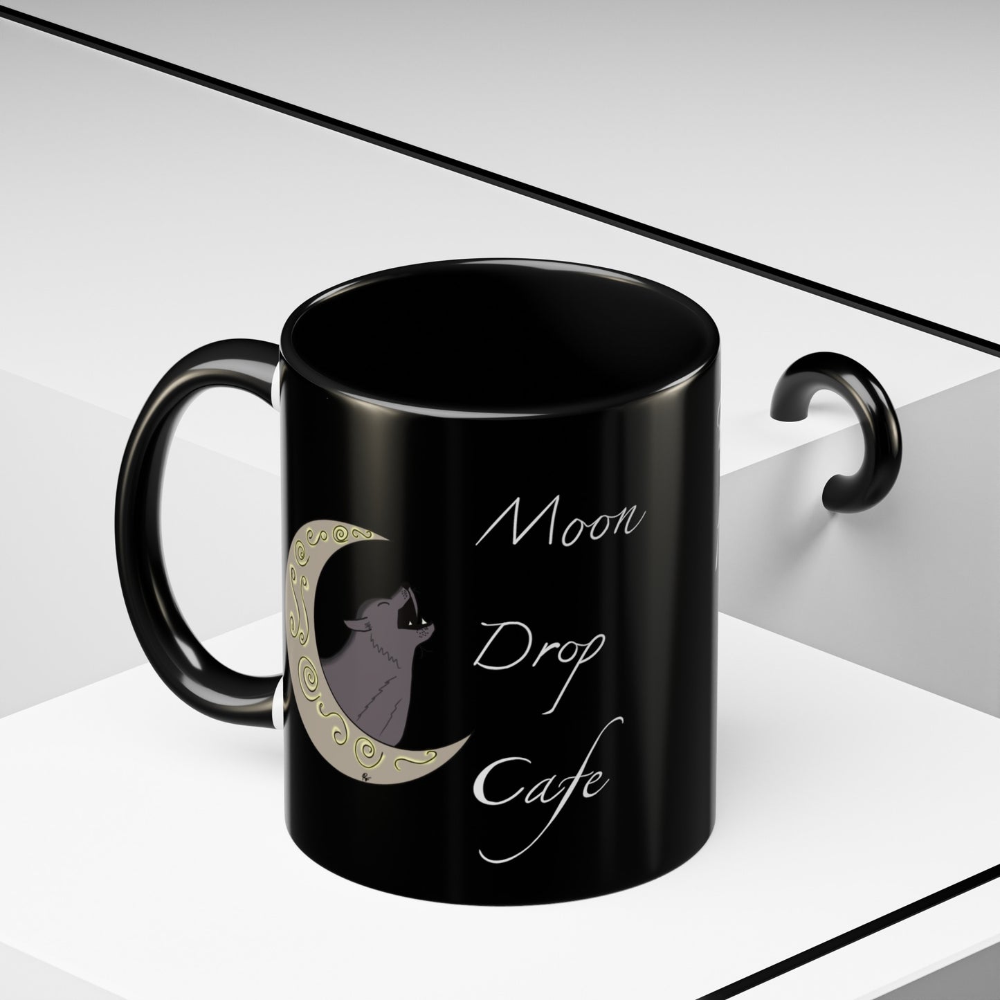 Moon Drop Logo Ceramic Mug