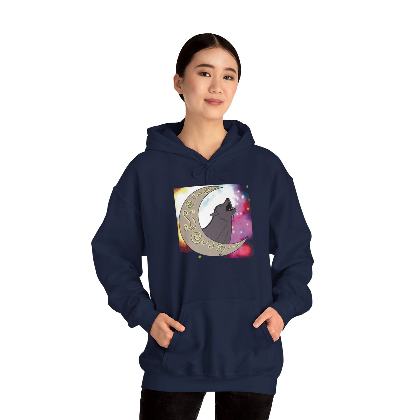 Moon Drop Cafe Hooded Sweatshirt - Nebula