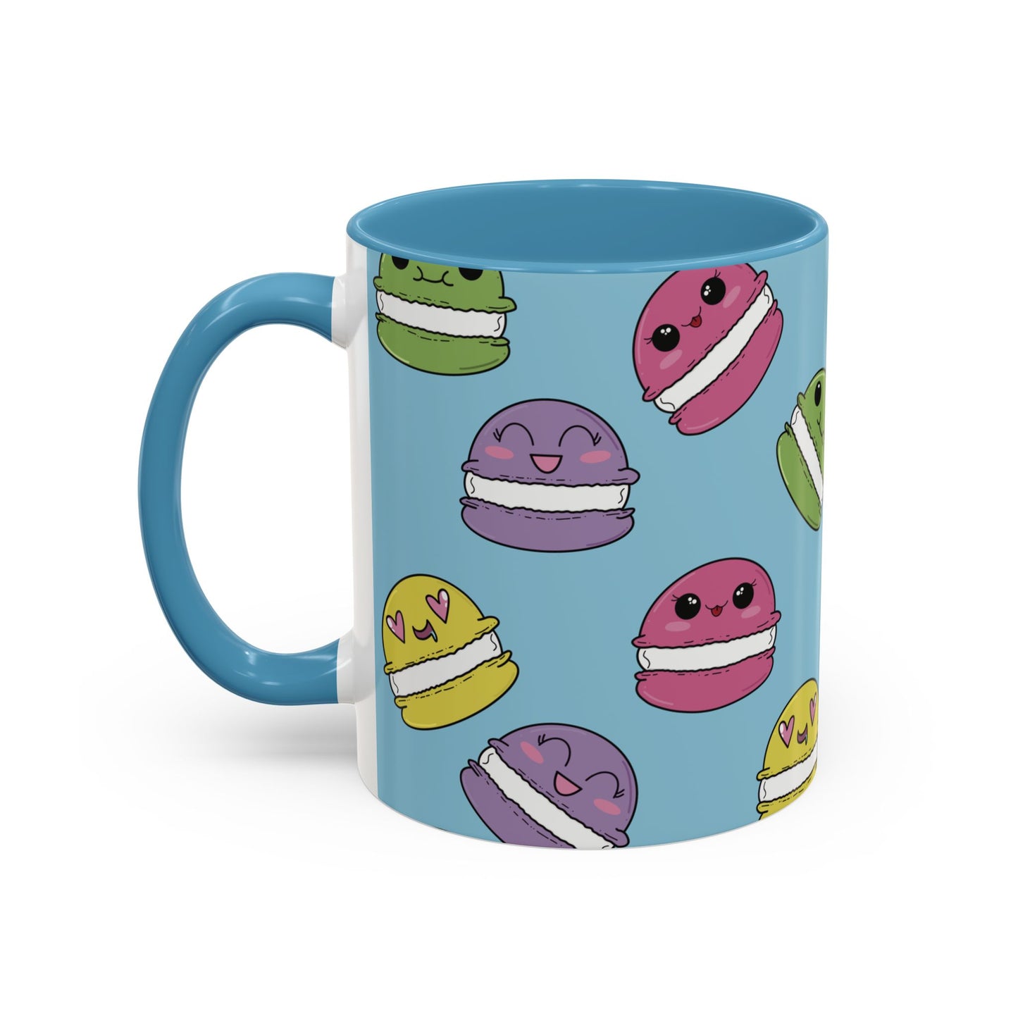 Macaron Pattern Ceramic Mug
