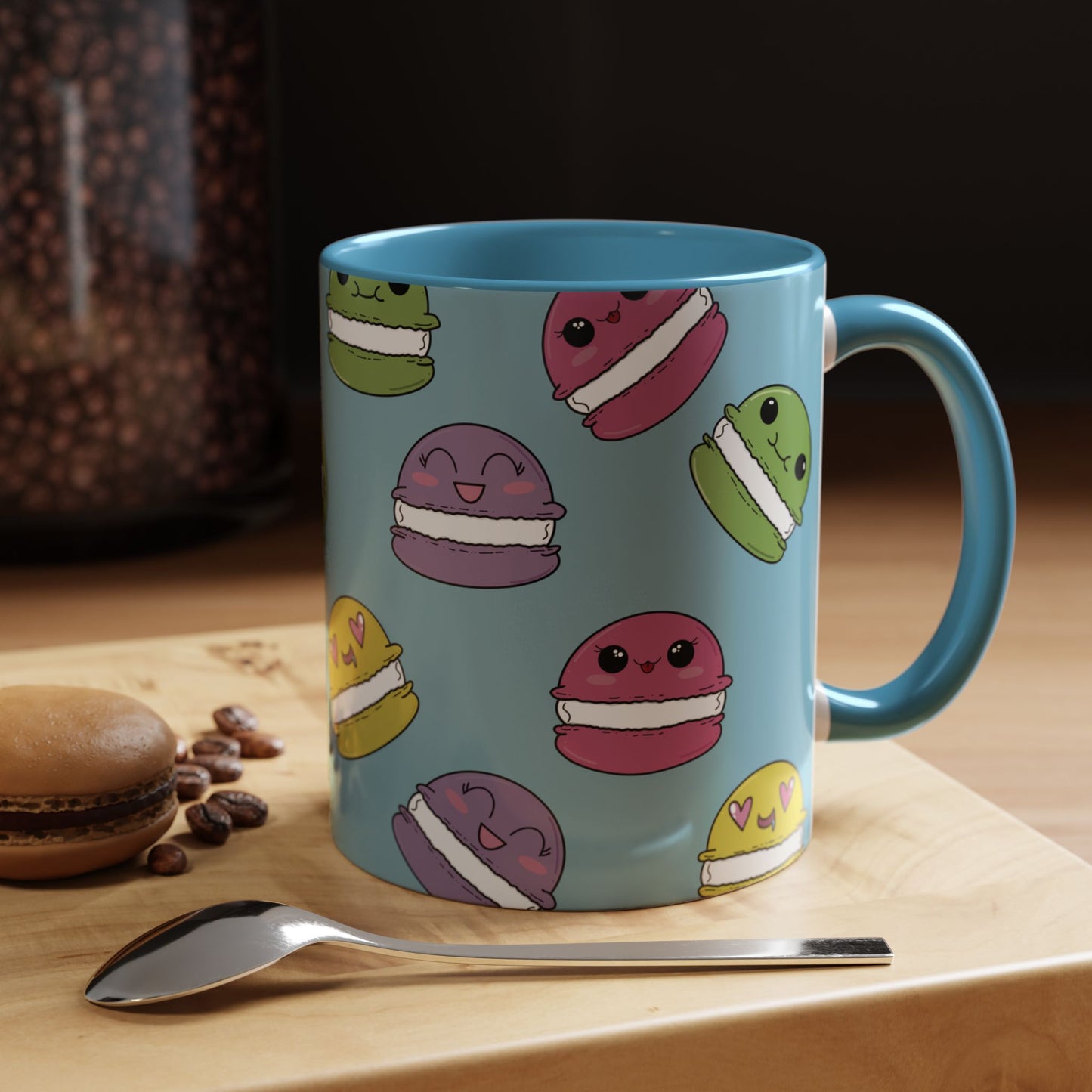 Macaron Pattern Ceramic Mug