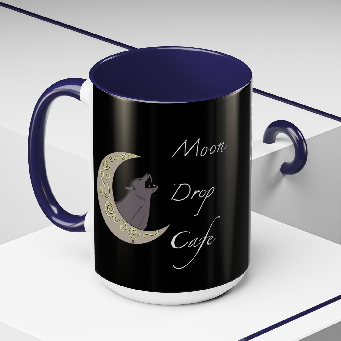 Moon Drop Logo Ceramic Mug