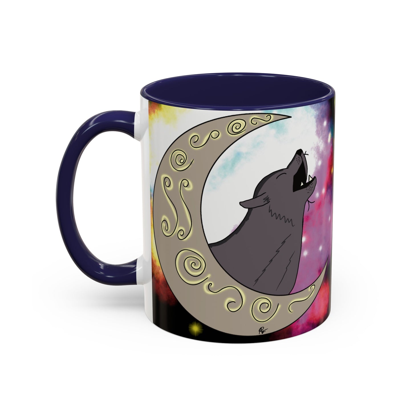 Moon Drop Logo- Nebula Ceramic Mug