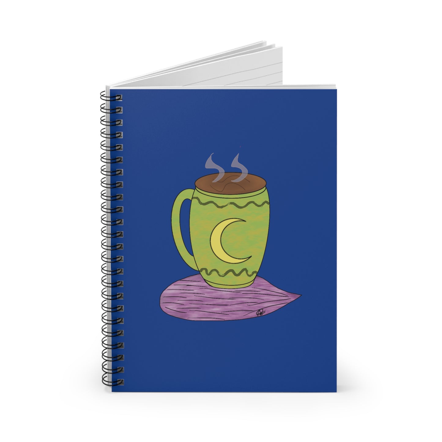 Moon Drop Alternate Logo Notebook - Blue