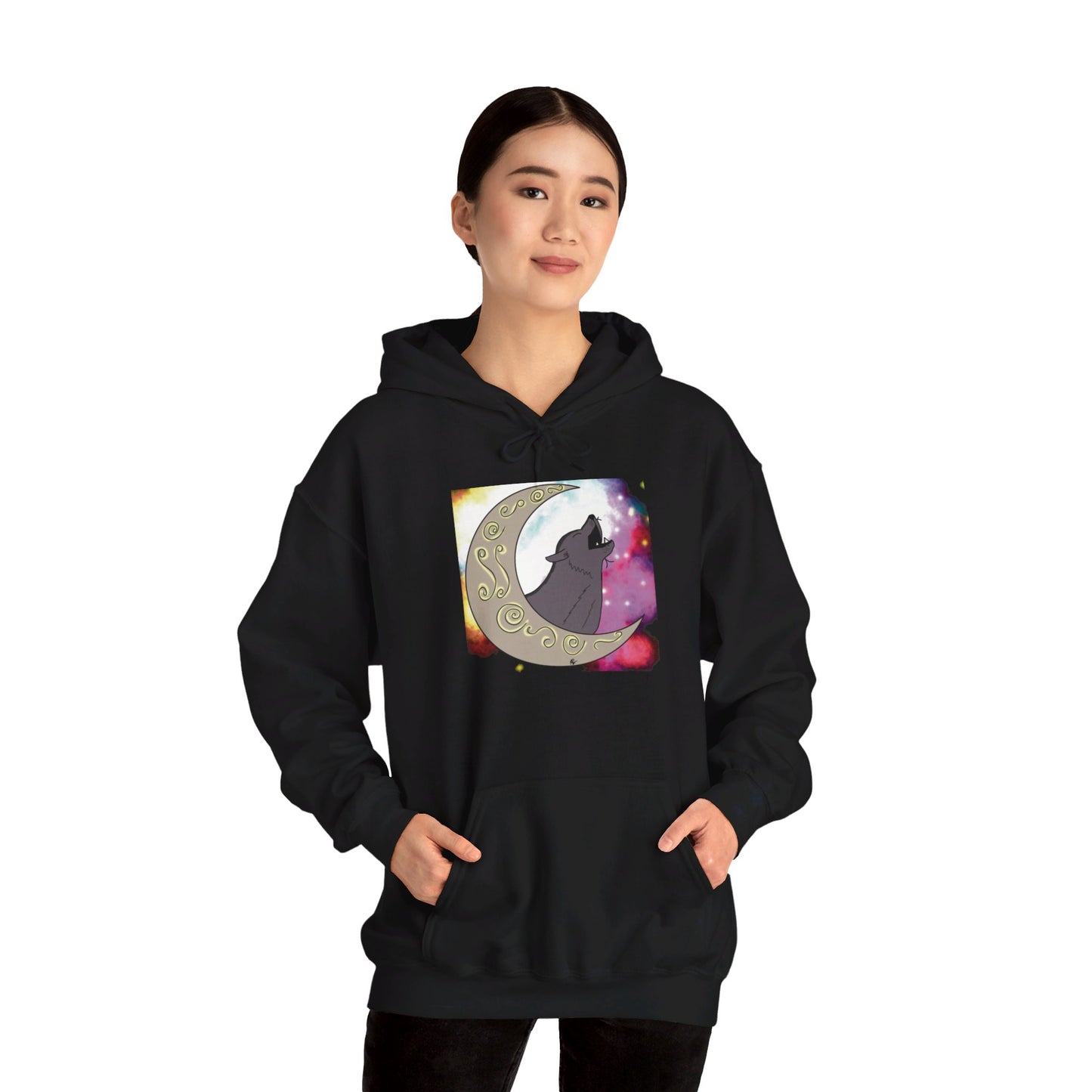 Moon Drop Cafe Hooded Sweatshirt - Nebula