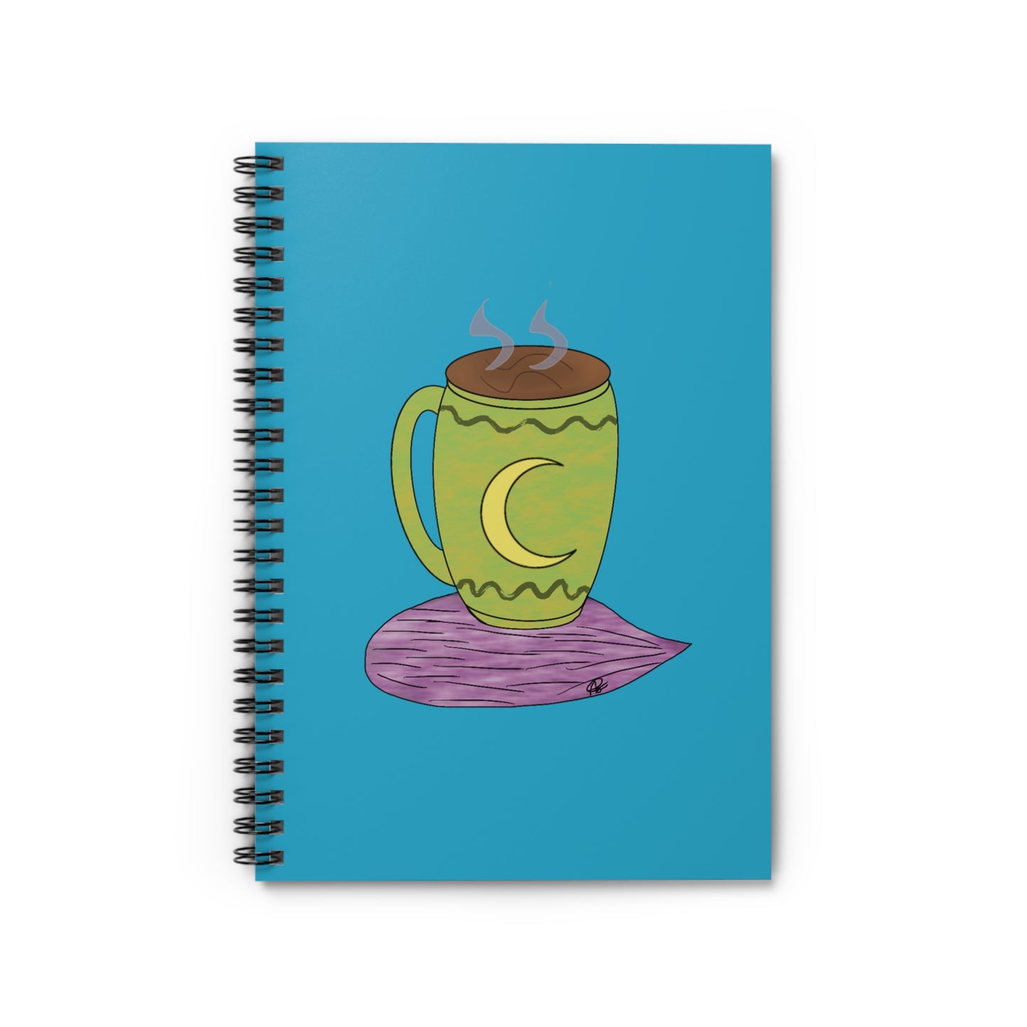 Moon Drop Alternate Logo Notebook - Turquoise