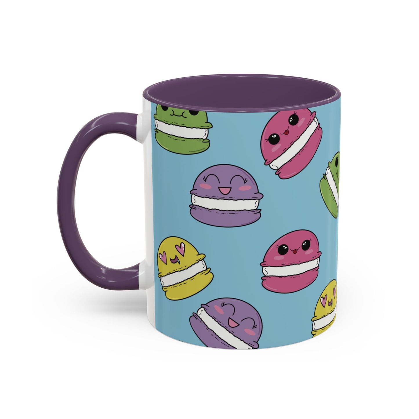 Macaron Pattern Ceramic Mug