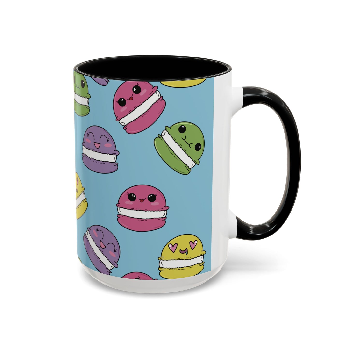 Macaron Pattern Ceramic Mug