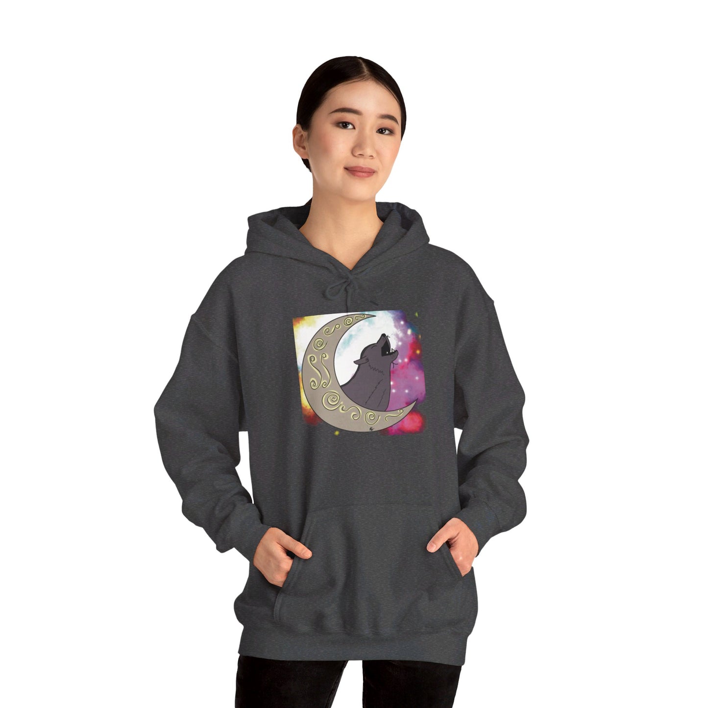 Moon Drop Cafe Hooded Sweatshirt - Nebula