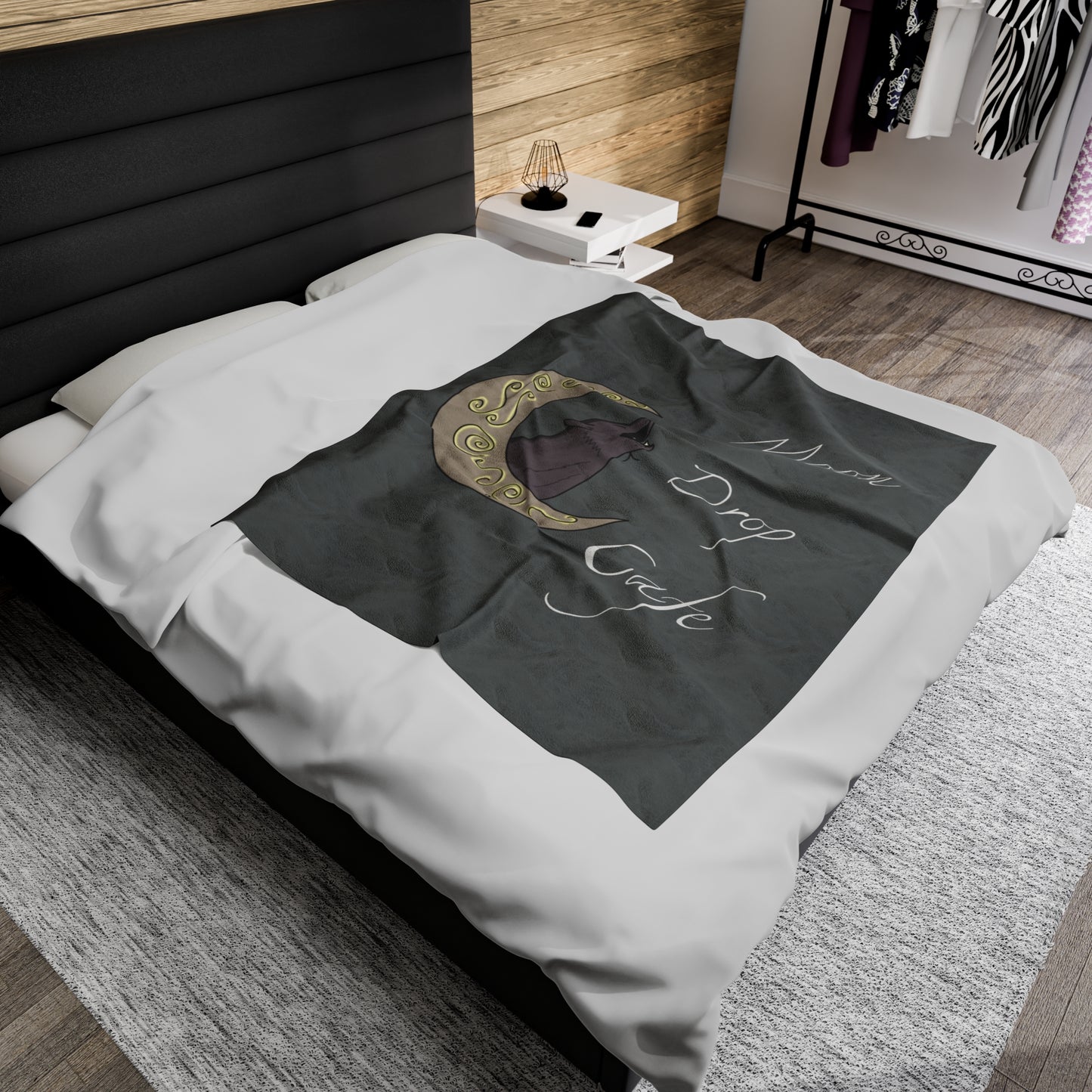Moon Drop Cafe Blanket