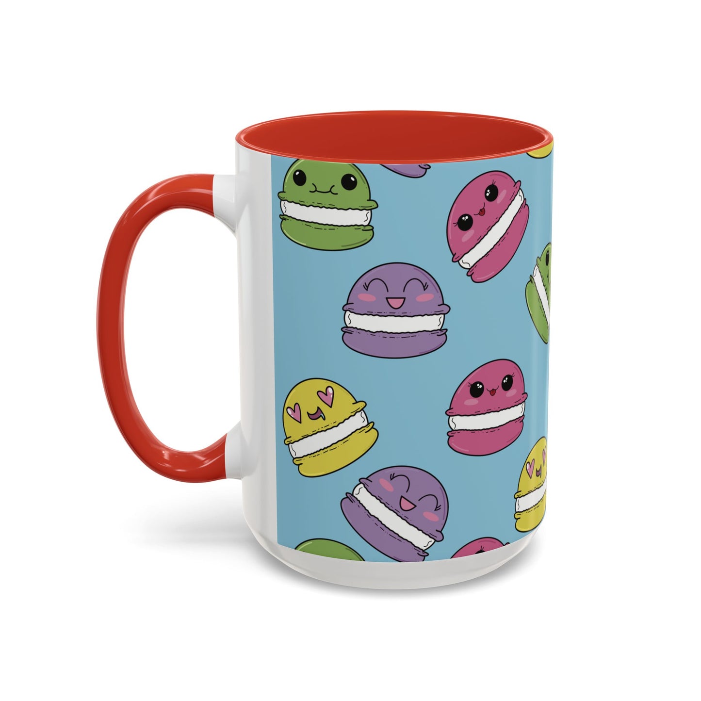 Macaron Pattern Ceramic Mug