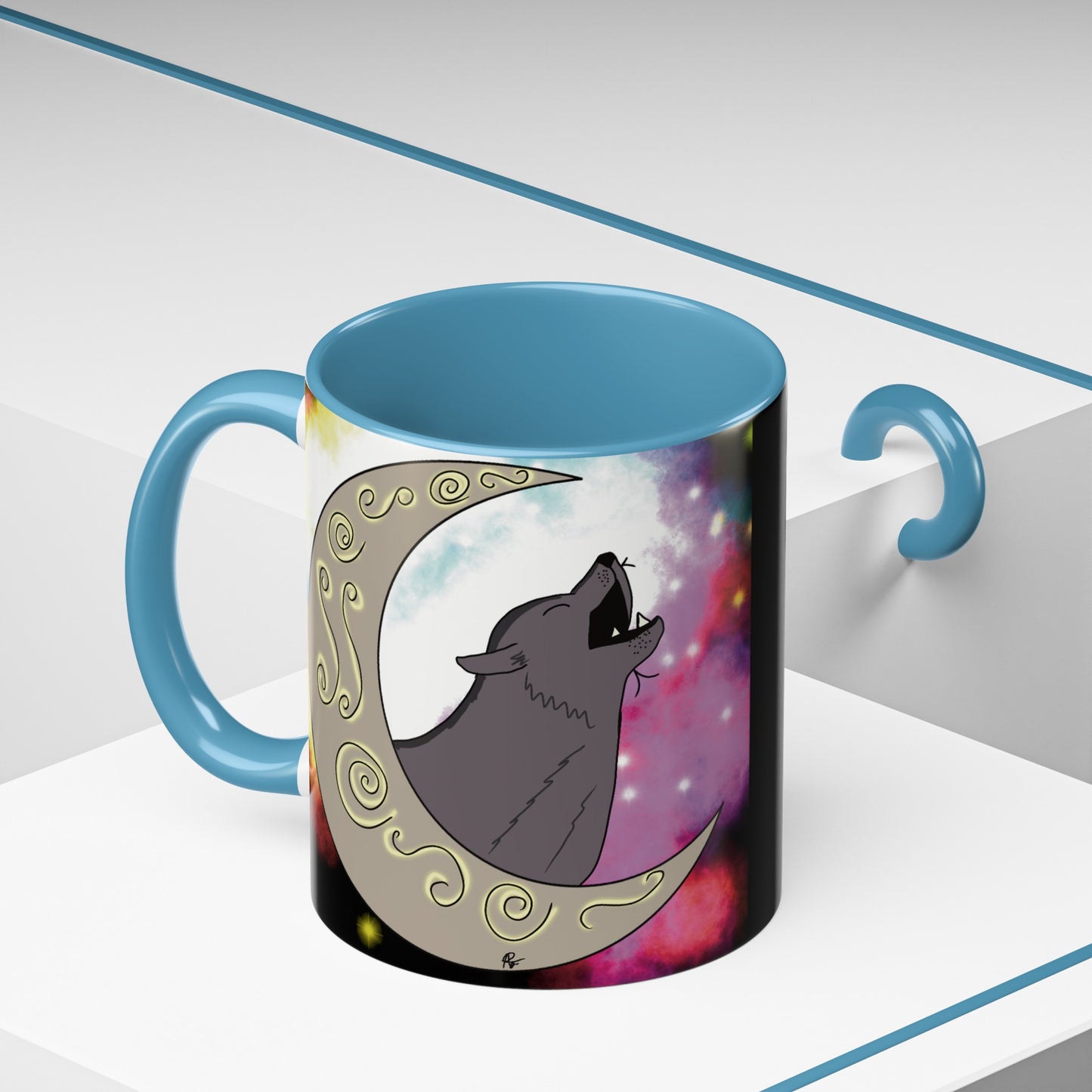 Moon Drop Logo- Nebula Ceramic Mug