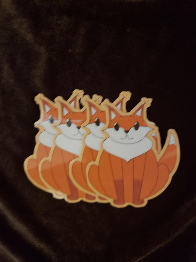 Francis the Fox Vinyl Sticker