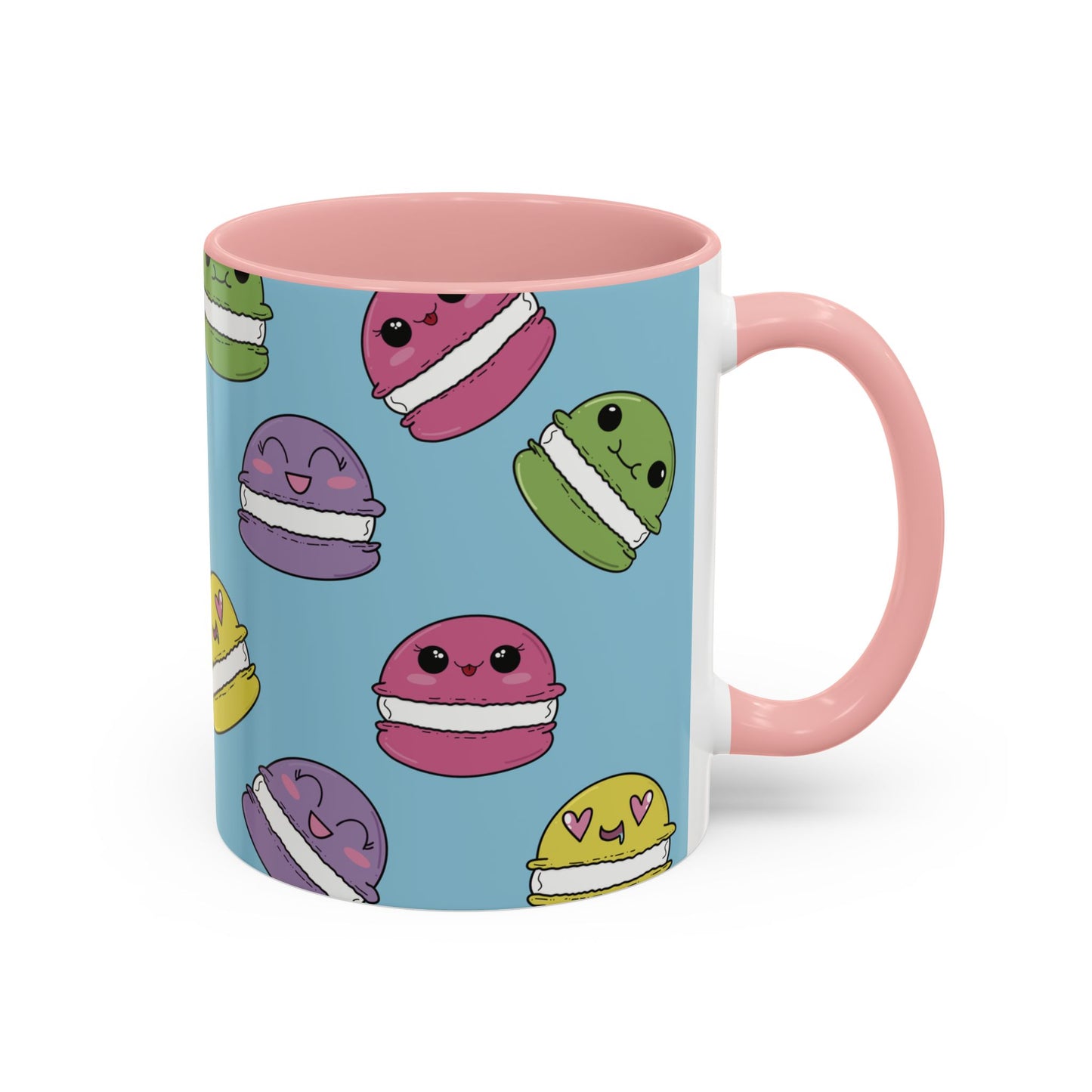 Macaron Pattern Ceramic Mug
