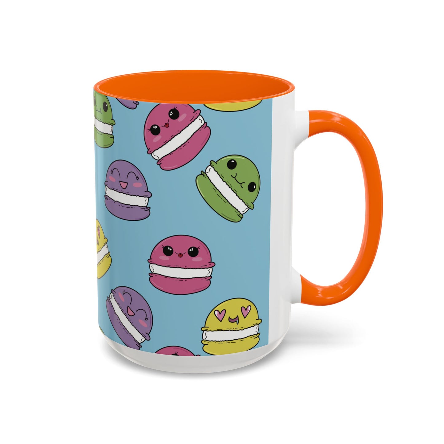 Macaron Pattern Ceramic Mug
